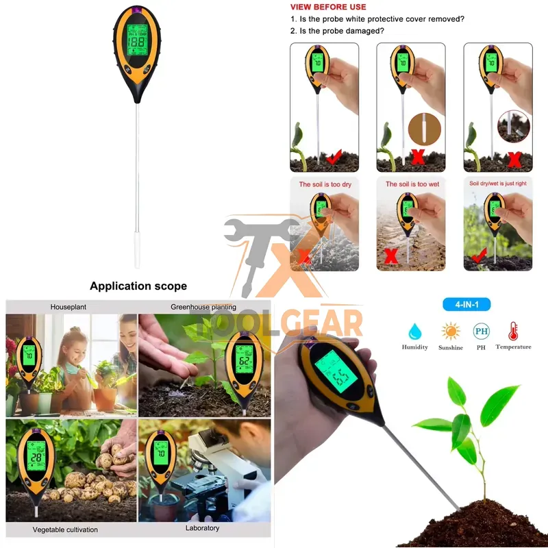 2026hotsale* 4 in 1 Soil PH Me - огляд і ціна Ph Meter