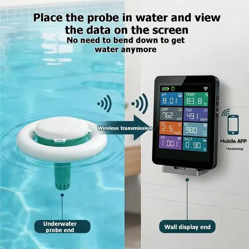 WAP01 AT43-Sauna & Pool Thermo - огляд і ціна Ph Meter